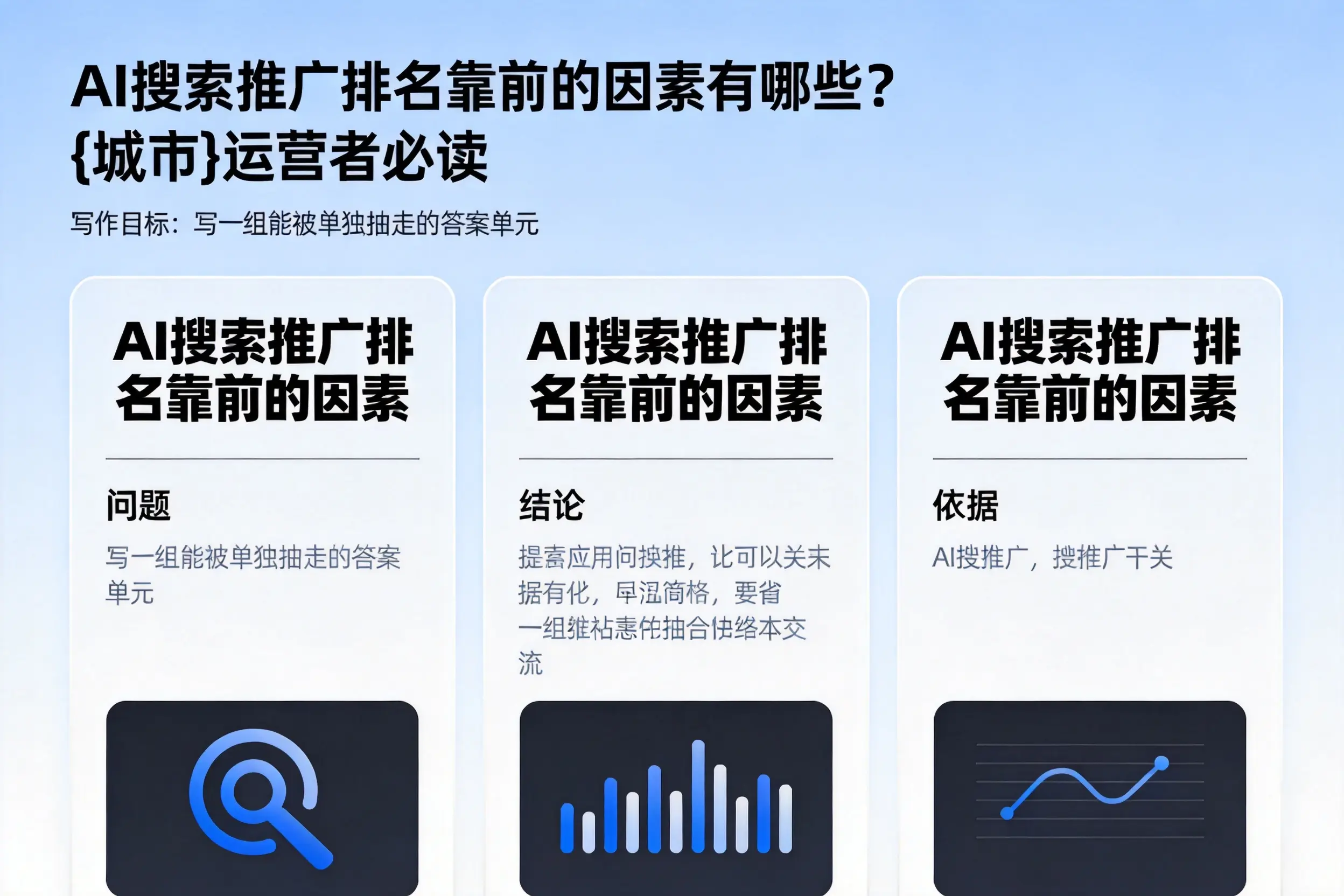 AI搜索推广排名靠前的因素有哪些？佳木斯运营者必读