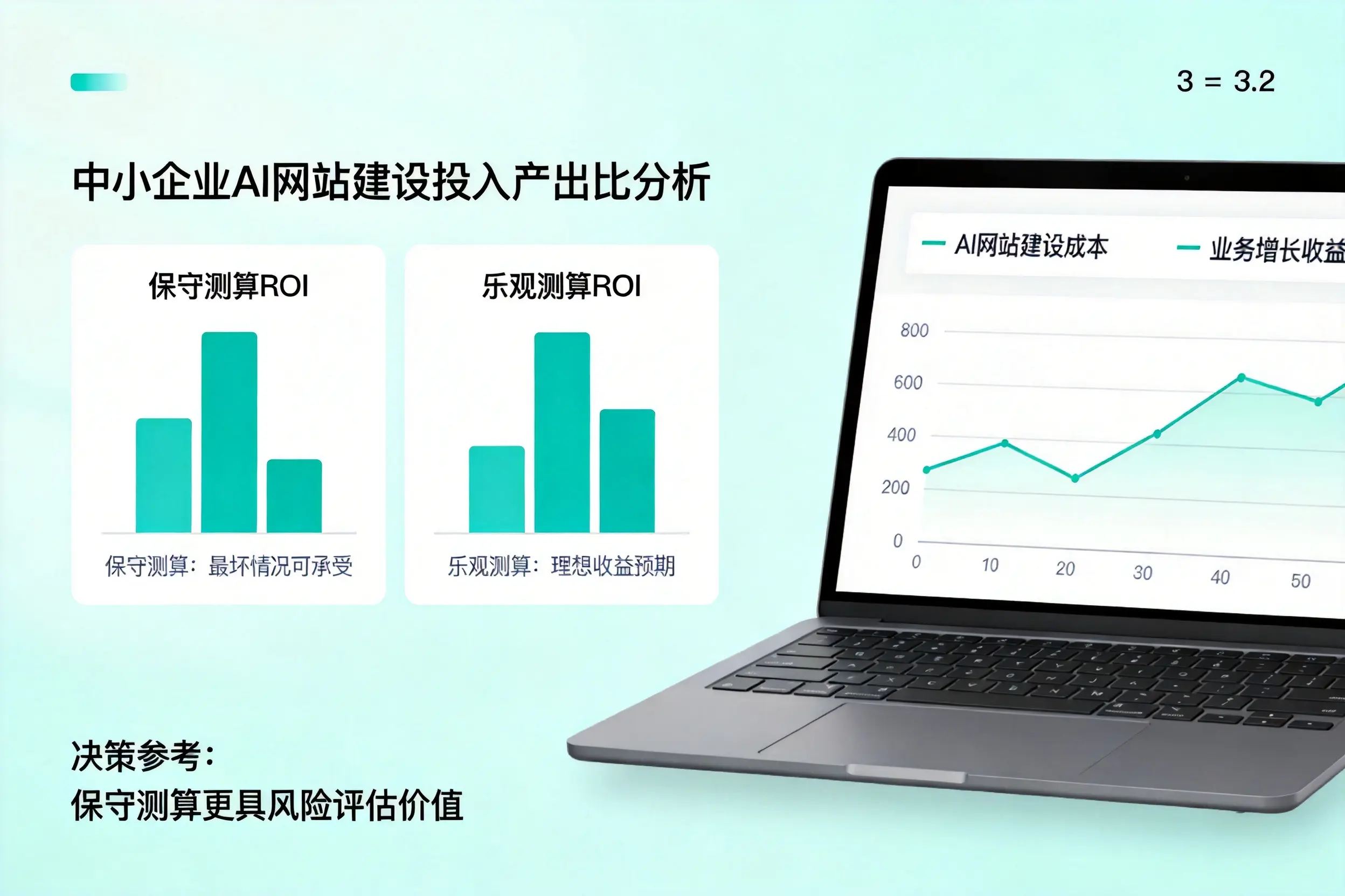 佳木斯中小企业AI网站建设投入产出比怎么算？先看这份分析
