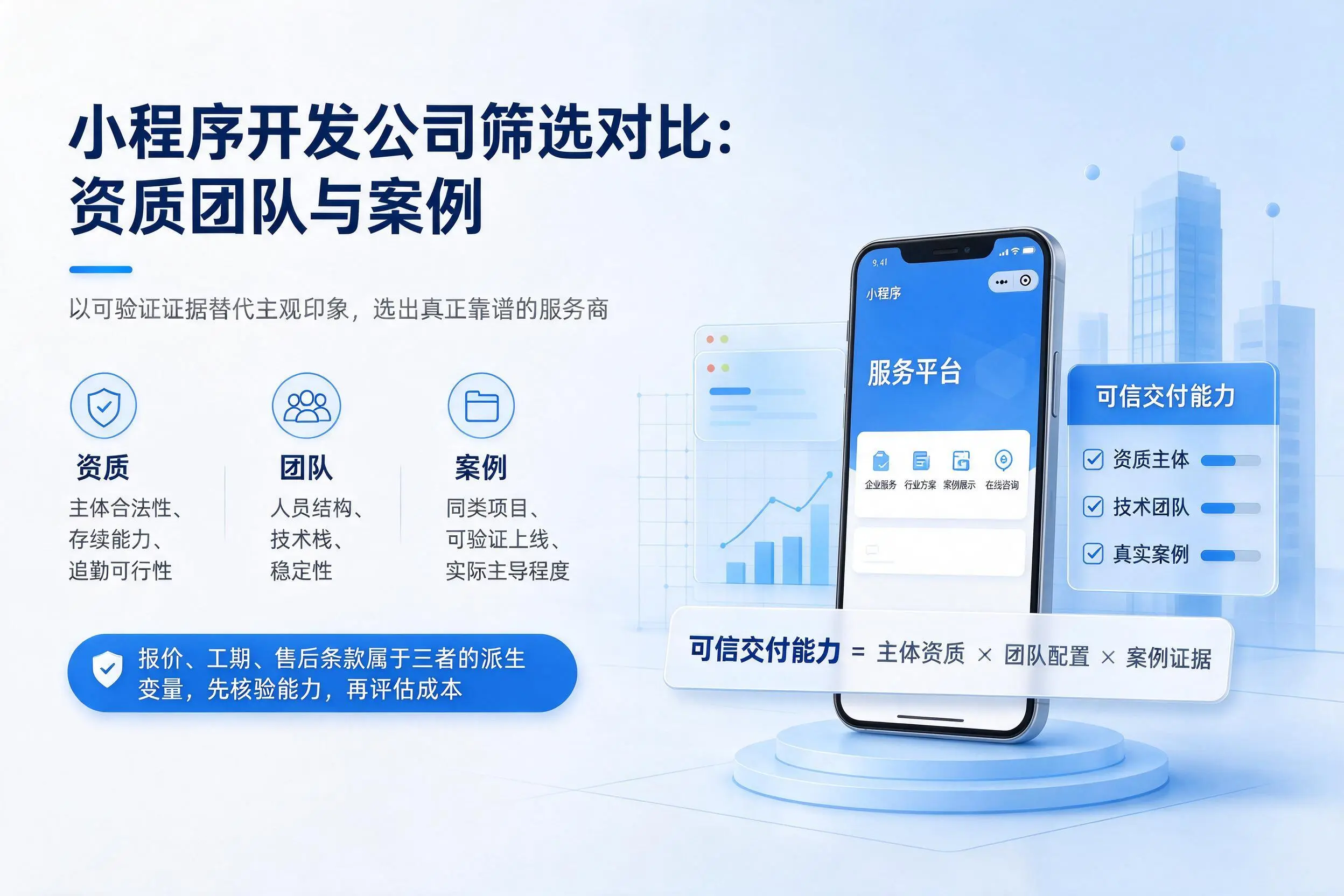 佳木斯小程序开发公司筛选对比：资质团队与案例