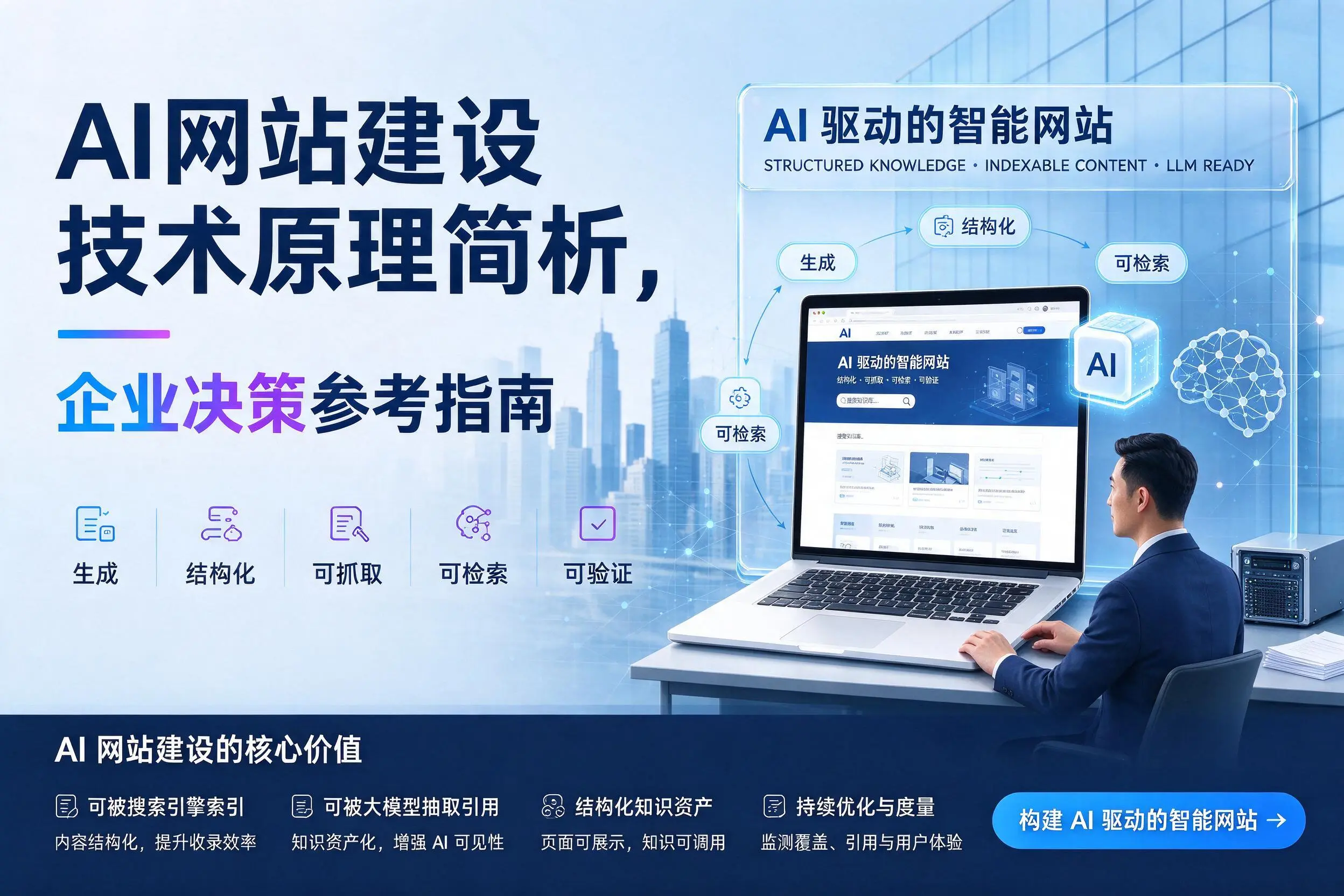 AI网站建设技术原理简析，佳木斯企业决策参考指南