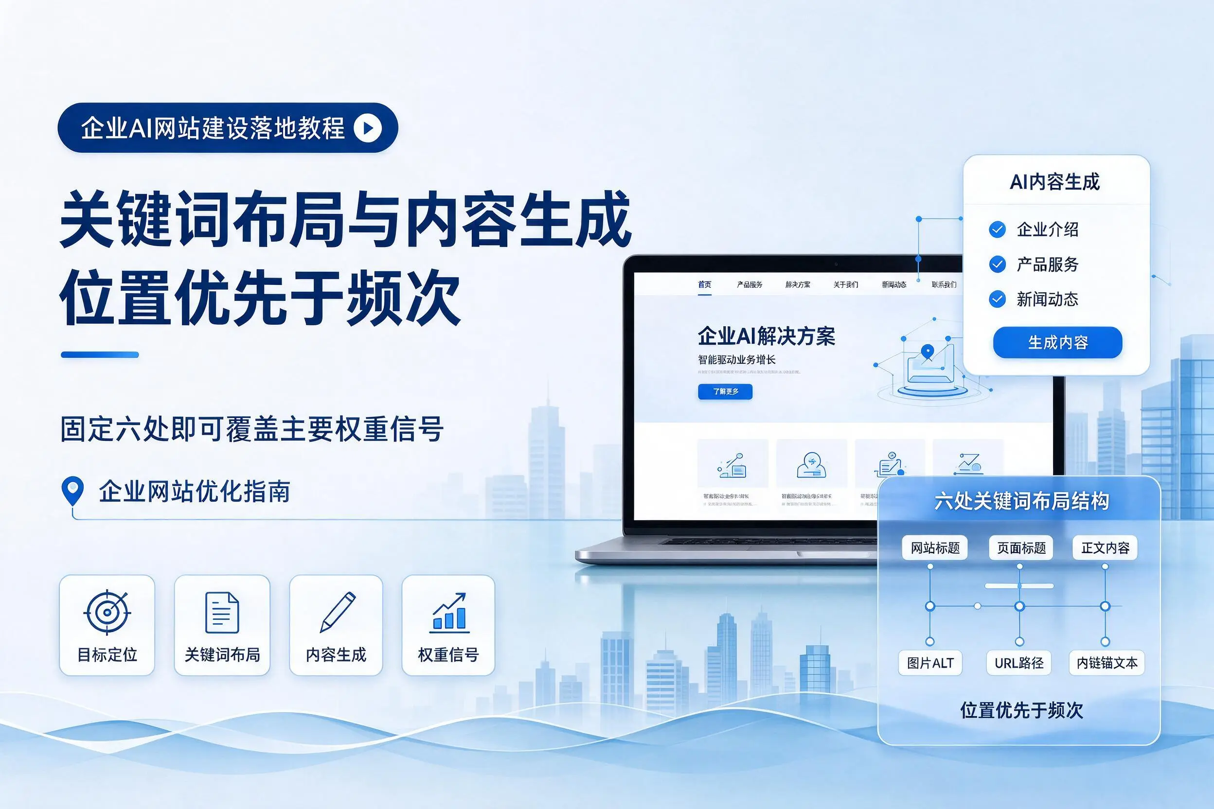 佳木斯企业AI网站建设落地教程：关键词布局与内容生成