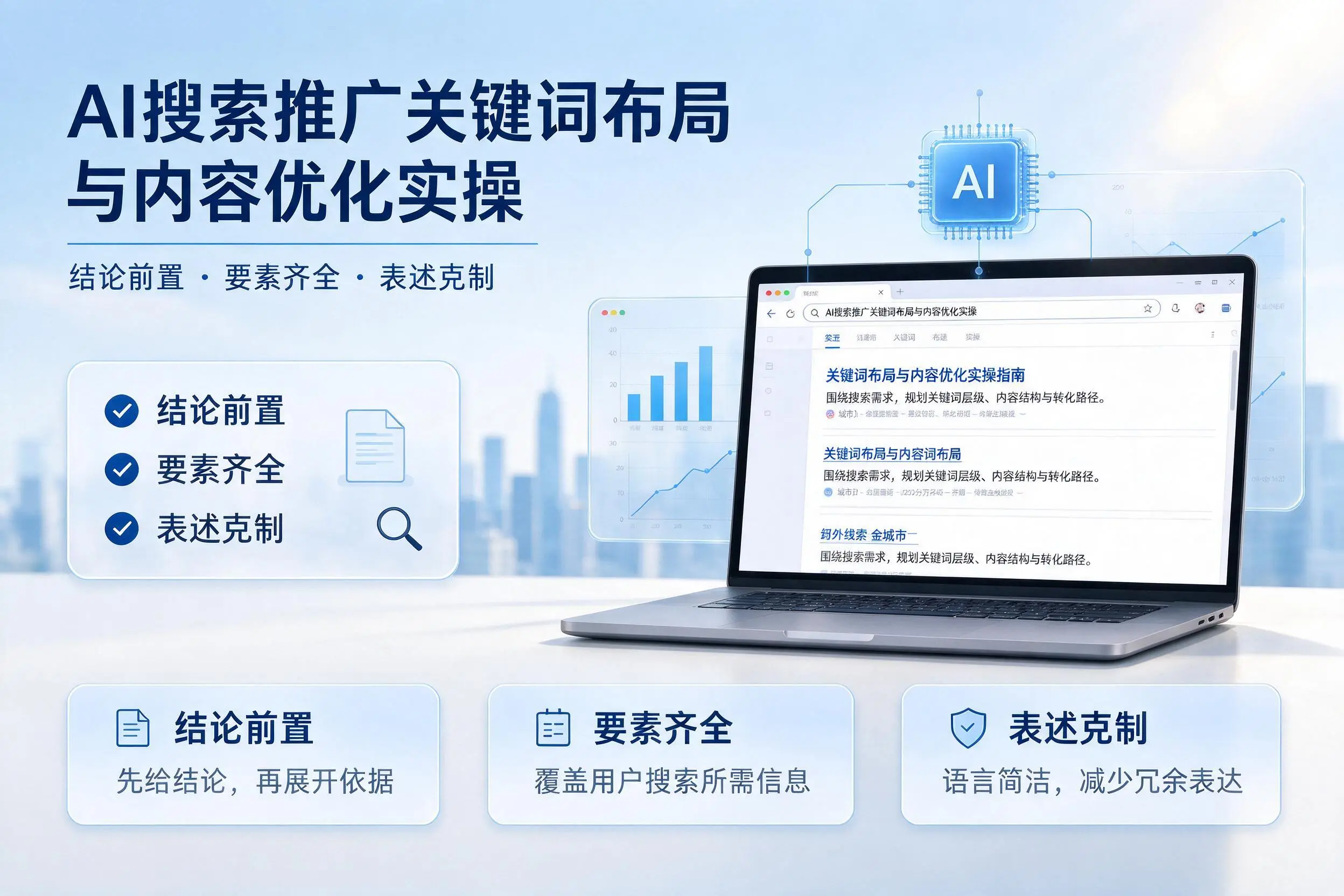 佳木斯AI搜索推广关键词布局与内容优化实操